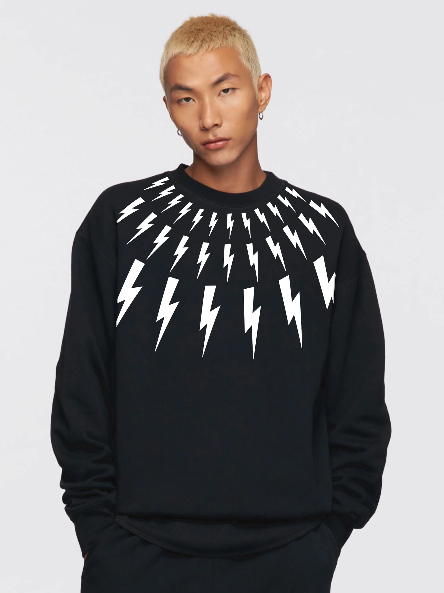 Lightning Collar Sweatshirt